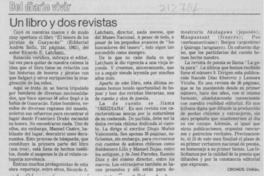 Un libro y dos revistas