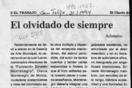 El olvidado de siempre  [artículo] Aristarco.