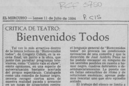 Bienvenidos todos  [artículo] Carola Oyarzún L.