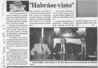 "Habráse visto"  [artículo] A. P.