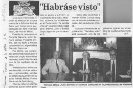 "Habráse visto"  [artículo] A. P.