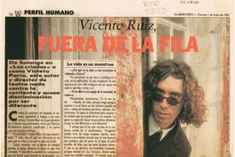 Vicente Ruiz, fuera de la fila