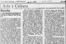 Reseña  [artículo] Eugenio Rodríguez.