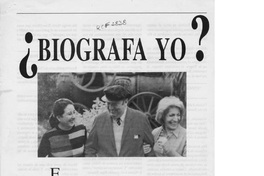 Biógrafa yo?  [artículo] Margarita Aguirre.