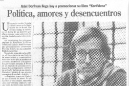 Política, amores y desencuentros