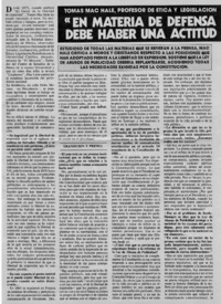 "En materia de defensa de la libertad de expresión debe haber una actitud permanente y no oportunista" : [entrevista]