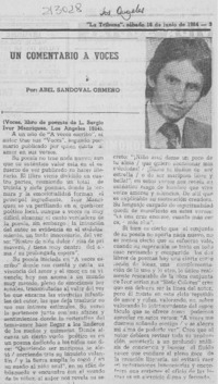 Un comentario a "Voces"