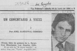 Un comentario a "Voces"