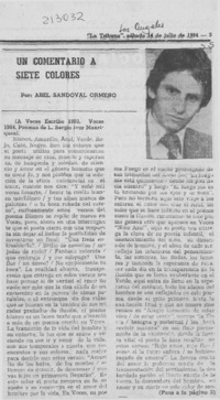 Un comentario a siete colores