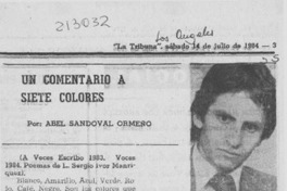 Un comentario a siete colores