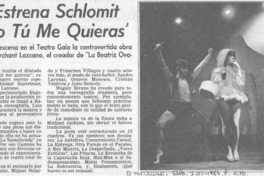 Hoy estrena Schlomit "Como tú me quieras"