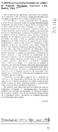 "Caperucita desnudando al lobo"