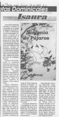 Isaura  [artículo].