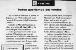 Todos queríamos ser verdes  [artículo].