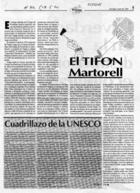 El Tifon Martorell  [artículo].
