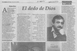 El dedo de Dios