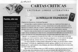 La patrulla de Stalingrado  [artículo] Eugenio Llona Mouat.