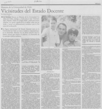 Vicisitudes del estado docente
