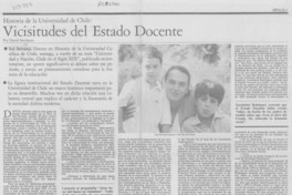 Vicisitudes del estado docente