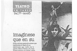 Imagínese que en su  [artículo] W. N.