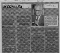 Letras chilenas, hoy