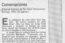 Conversaciones  [artículo] Hernán Poblete Varas.