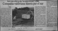 Compañía valdiviana itinera por el sur  [artículo].