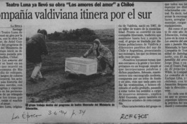 Compañía valdiviana itinera por el sur  [artículo].