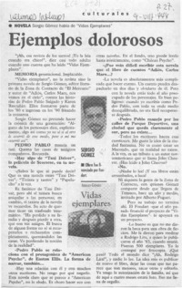 Ejemplos dolorosos  [artículo].