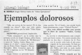 Ejemplos dolorosos  [artículo].