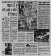 Mamá y esposa del Caluga