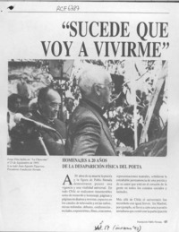 "Sucede que voy a vivirme"  [artículo].
