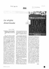 La utopía desarmada  [artículo] Gac.