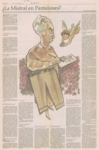 La Mistral en pantalones?