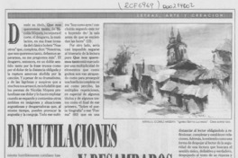 De mutilaciones y desamparos