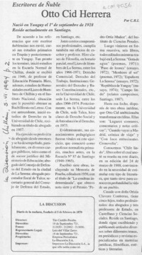 Otto Cid Herrera  [artículo] C. R. I.