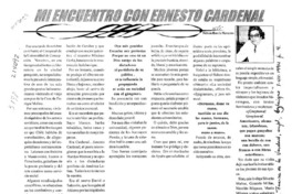 Mi encuentro con Ernesto Cardenal