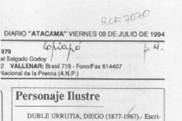 Personaje ilustre  [artículo].