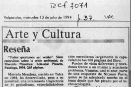 Todos queríamos ser verdes  [artículo] Eugenio Rodríguez.