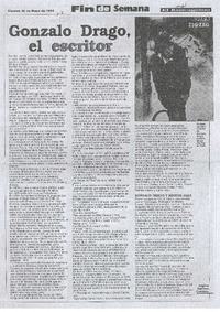 Gonzalo Drago, el escritor