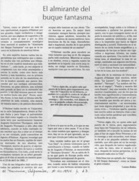 El almirante del buque fantasma  [artículo] Lautaro Robles.