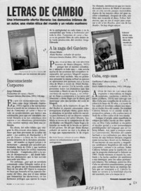 Letras de cambio  [artículo] Fernando Iwasaki Cauti.