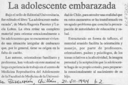 La Adolescente embarazada  [artículo].