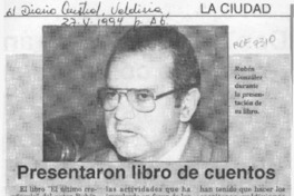 Presentaron libro de cuentos  [artículo].