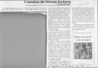 Cuentos de buena lectura  [artículo] Marino Muñoz Lagos.