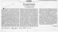 El poeta Mario Ferrero  [artículo] Luis Merino Reyes.