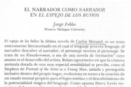 El narrador como narrador en "El espejo de los búhos"