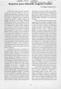 Réquiem para Eduardo Anguita Cuéllar  [artículo] Miguel Angel Díaz A.
