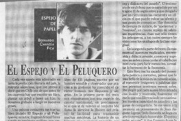 El espejo y el peluquero  [artículo] Bernardo Chandía Fica.