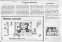 Un poeta destacado  [artículo] Marino Muñoz Lagos.